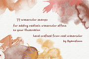 Procreate watercolor brush bundle, a Brush Add-On by ProcreateiBox (Thumbnail 12 of 12)
