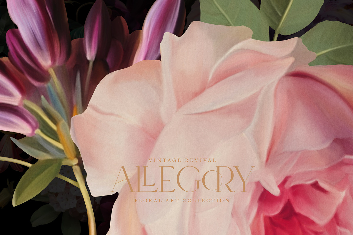 Antique Floral Art Collection, a Decorative Illustration by Eclectic Anthology (Photo 17 of 17)