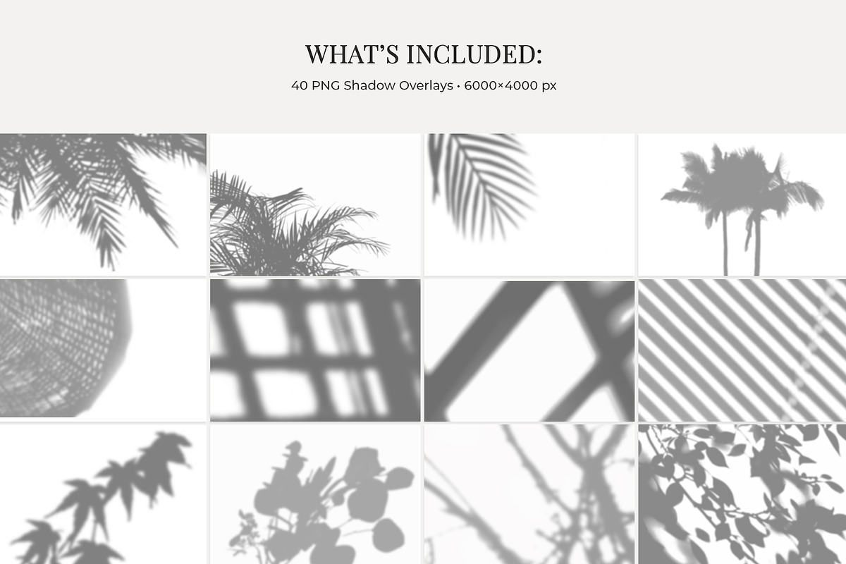 Sunlit Shadow Overlays Set, a Graphic by Imageblend (Photo 2 of 8)