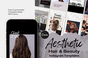 Hair & Beauty Brand Social Media Kit