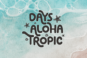 Surfing Beach Duo, a Handwritten Font by SaktiAvellin (Thumbnail 10 of 10)