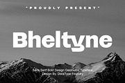 Bheltyne - Logo Sans, a Sans Serif Font by Dora Typefoundry (Thumbnail 1 of 12)