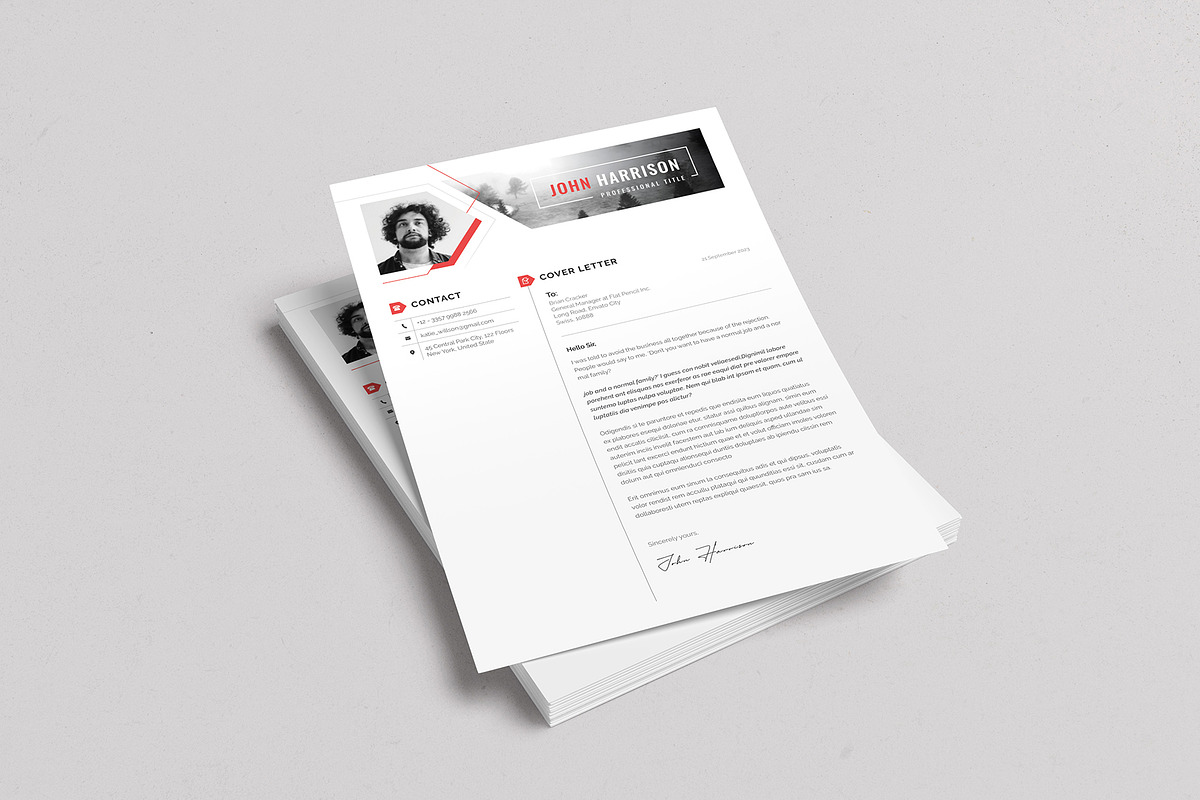 Modern Resume | InDesign& Word, a Resume Template by Creativity-Design (Photo 3 of 4)