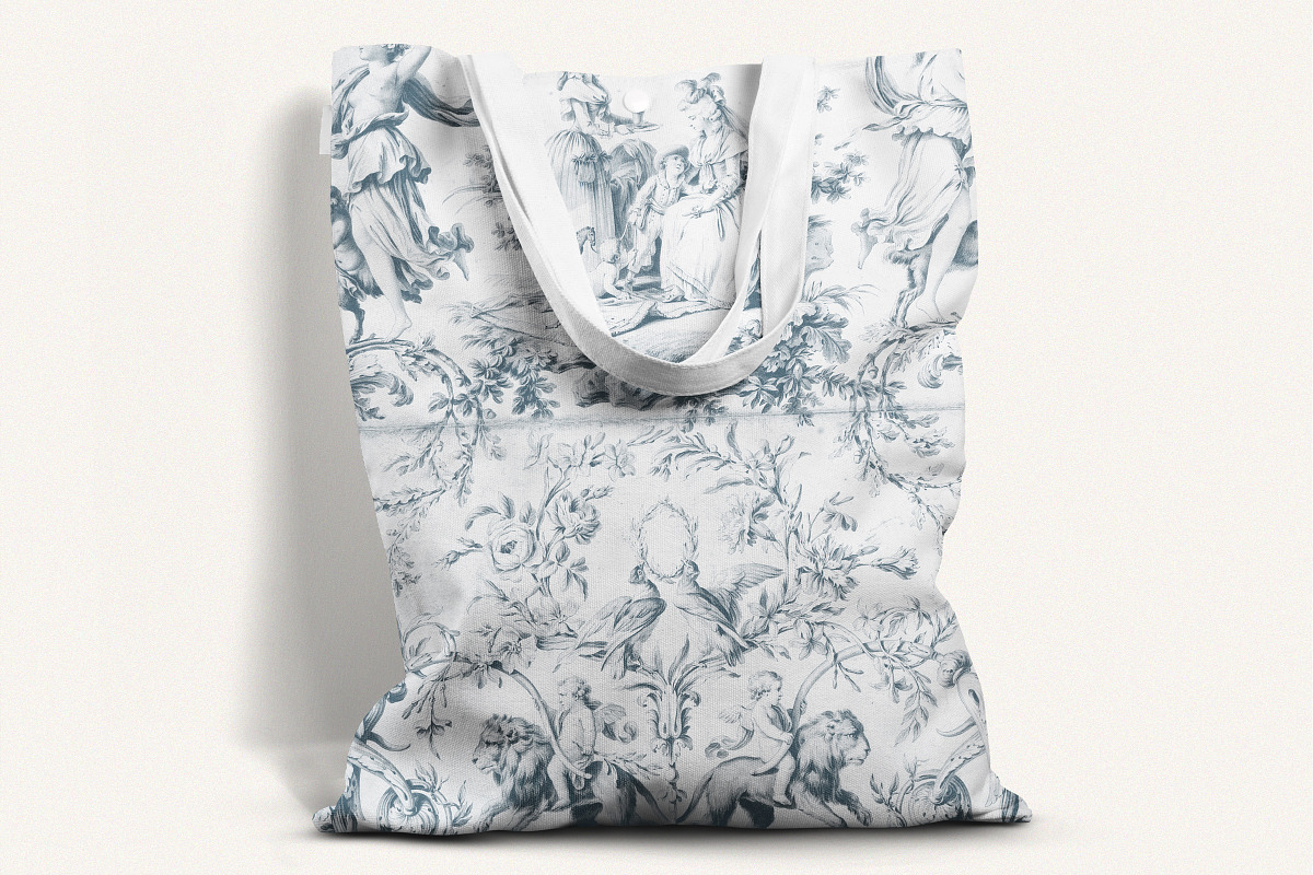 Vintage Toile Victorian PNG Patterns, a Pattern Graphic by Century Library (Photo 3 of 11)