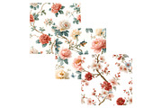 Elegant Chinoiserie Floral Seamless, a Pattern Graphic by Design Market (Thumbnail 4 of 4)