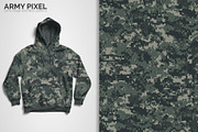 Army Pixel Camouflage Patterns, a Pattern Graphic by 3Y_Design (Thumbnail 5 of 6)