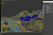 3D Cartoon Underwater Coral Reef Hab, an Environmental 3D Model by NOMODOL (Thumbnail 12 of 24)