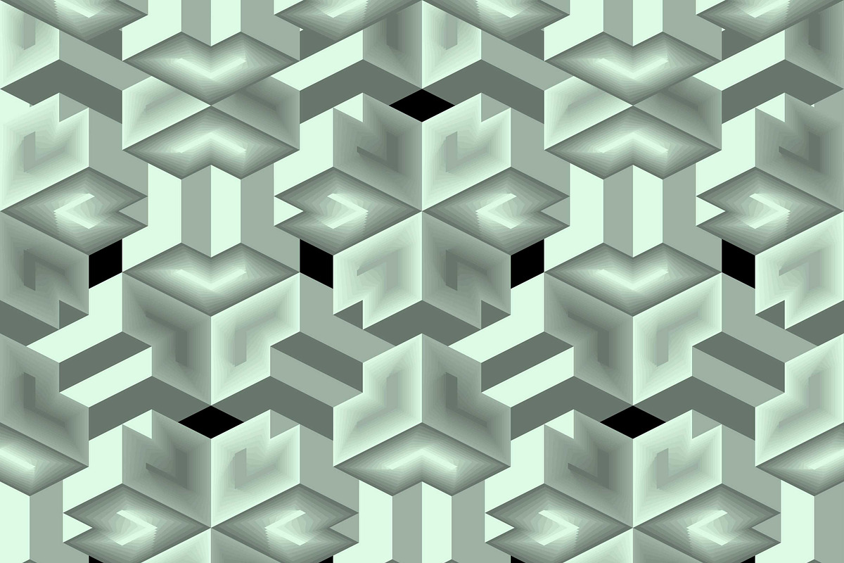 3d Cubes background, a Pattern Graphic by AAN Seamless Shop (Photo 1 of 3)