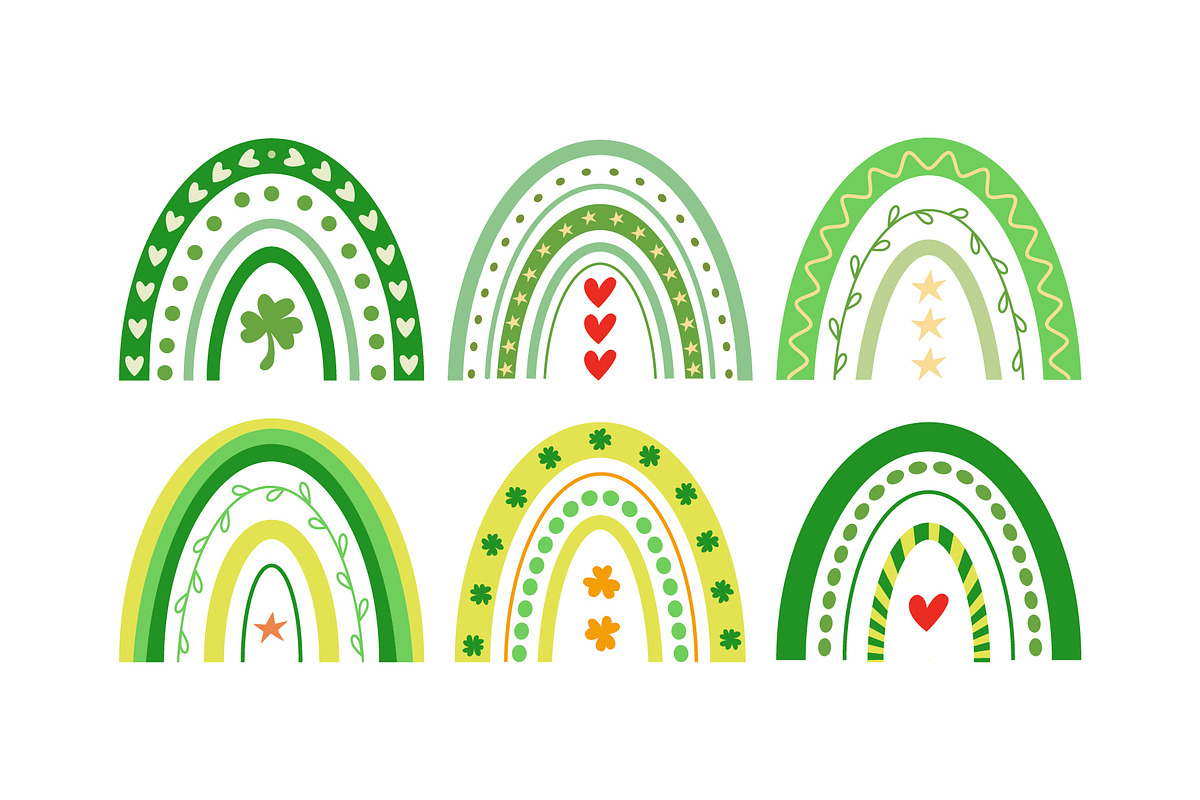 St. Patricks Day set design elements, a Seasonal Illustration by Idressart (Photo 6 of 11)