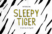 Sleepy Tiger - Font Duo, a Sans Serif Font by 3ora (Thumbnail 1 of 7)