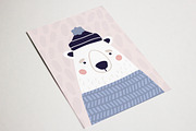 Cute polar bear in hat and sweater, an Animal Illustration by Good Studio (Thumbnail 4 of 4)