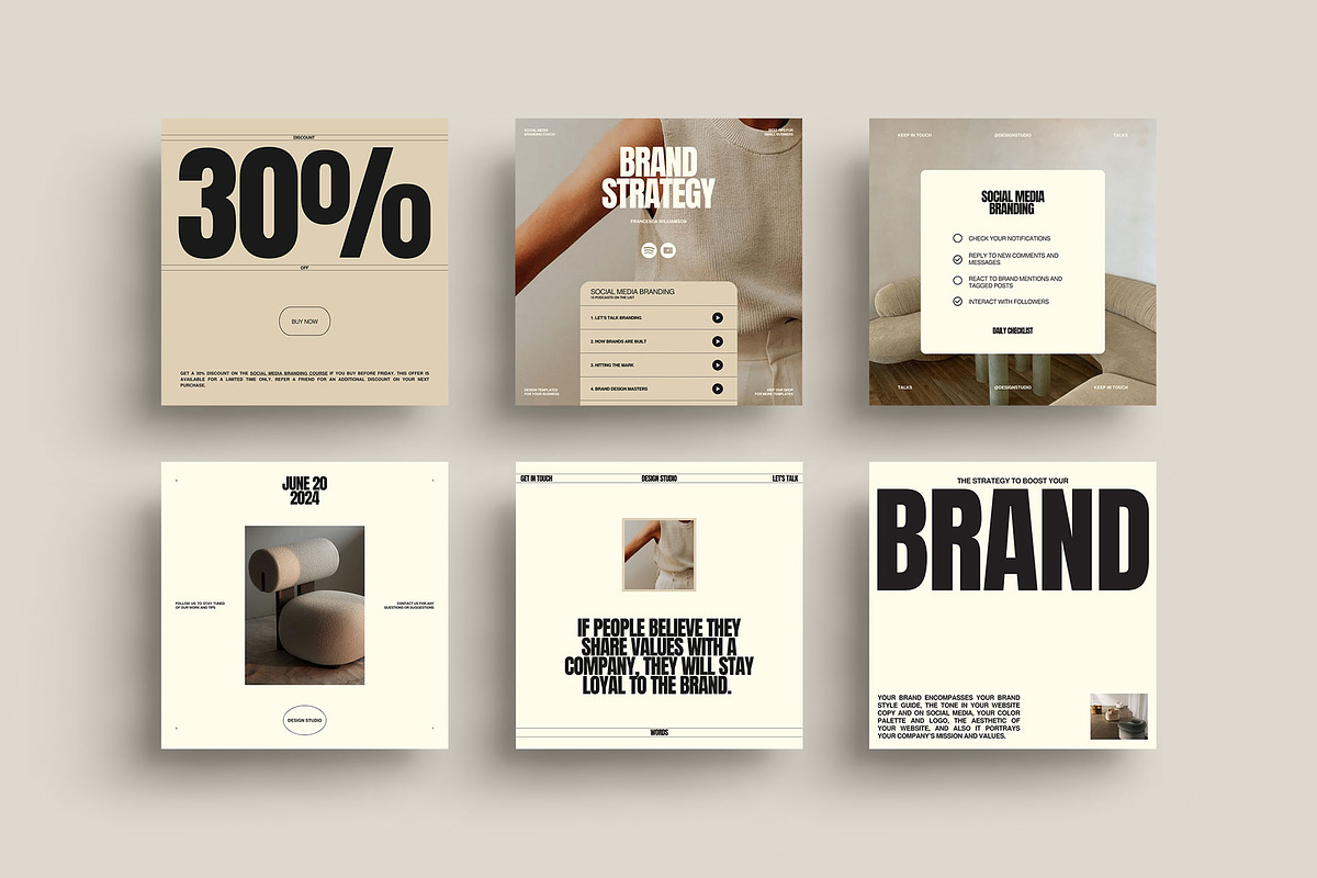 Social Media Branding Coach (III), a Social Media Template by Moscovita Studio (Photo 6 of 18)