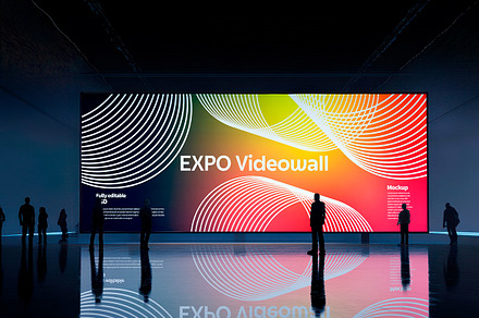 Expo Video Wall Mockup