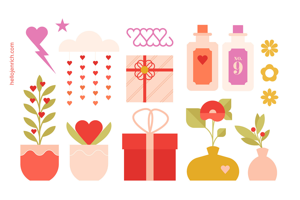 Forever Love Illustration Collection, a Decorative Illustration by hellojenrich (Photo 4 of 8)