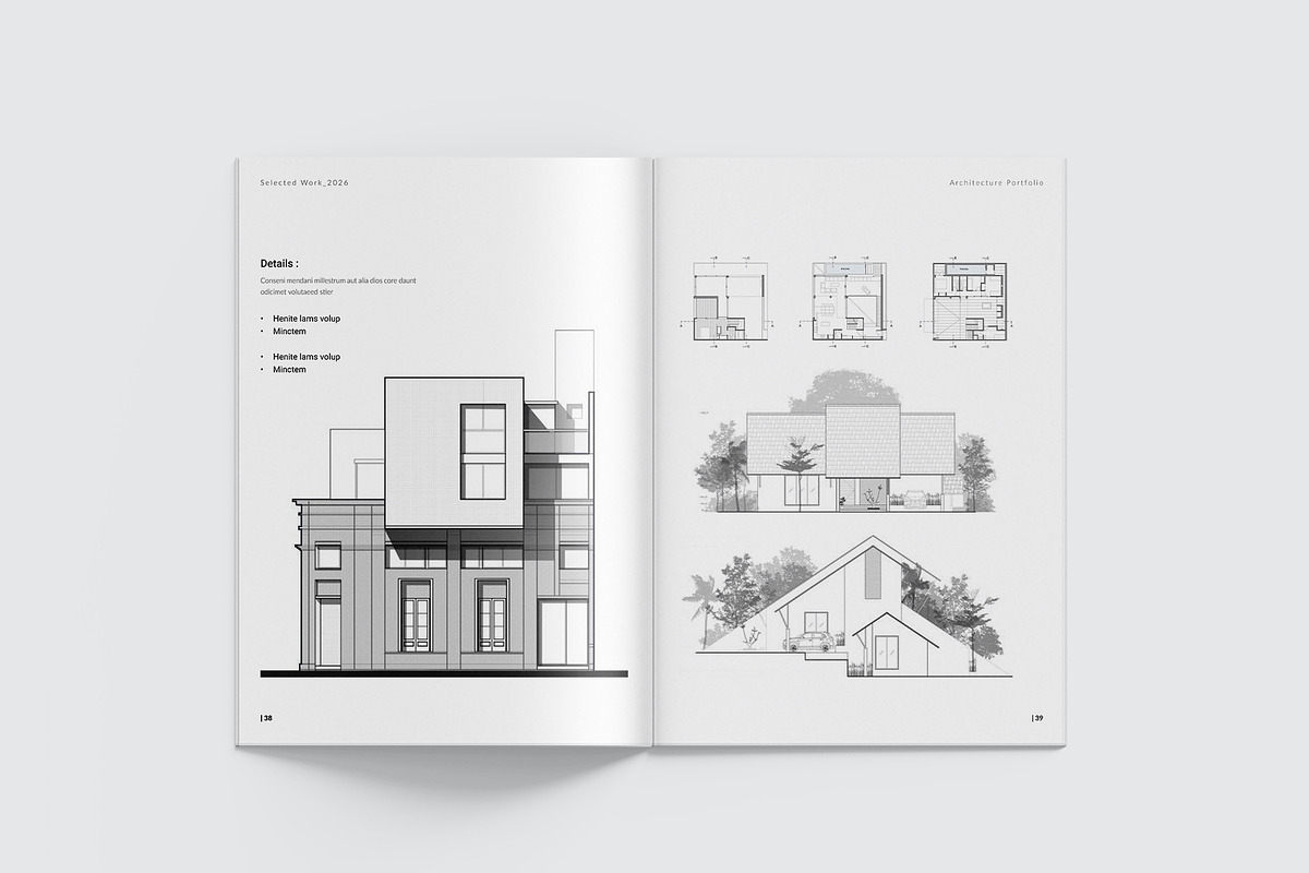 Architecture Portfolio Template, a Brochure Template by StyleArt (Photo 16 of 24)