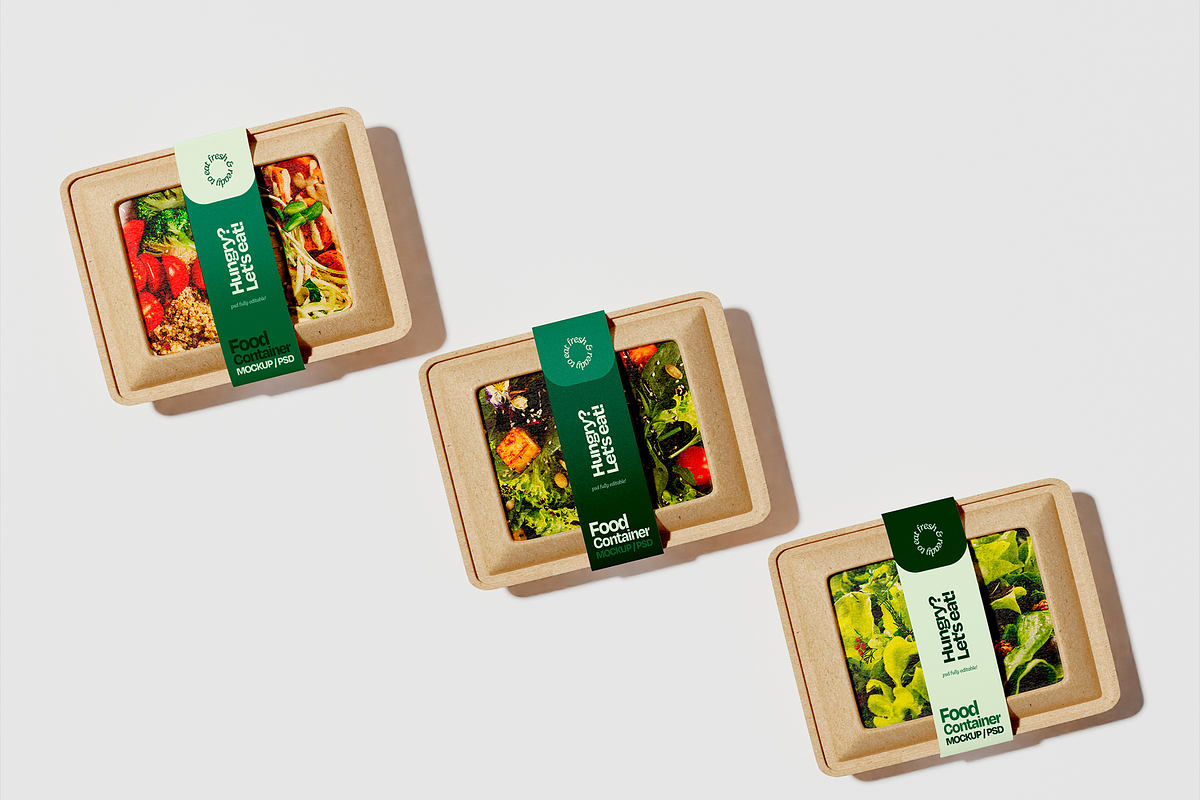 Meal Prep Container Mockup, a Cups & Container Mockup by Mego-studio (Photo 3 of 3)