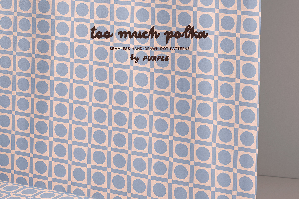 Too Much Polka: Seamless Patterns, a Pattern Graphic by Purple (Photo 12 of 12)