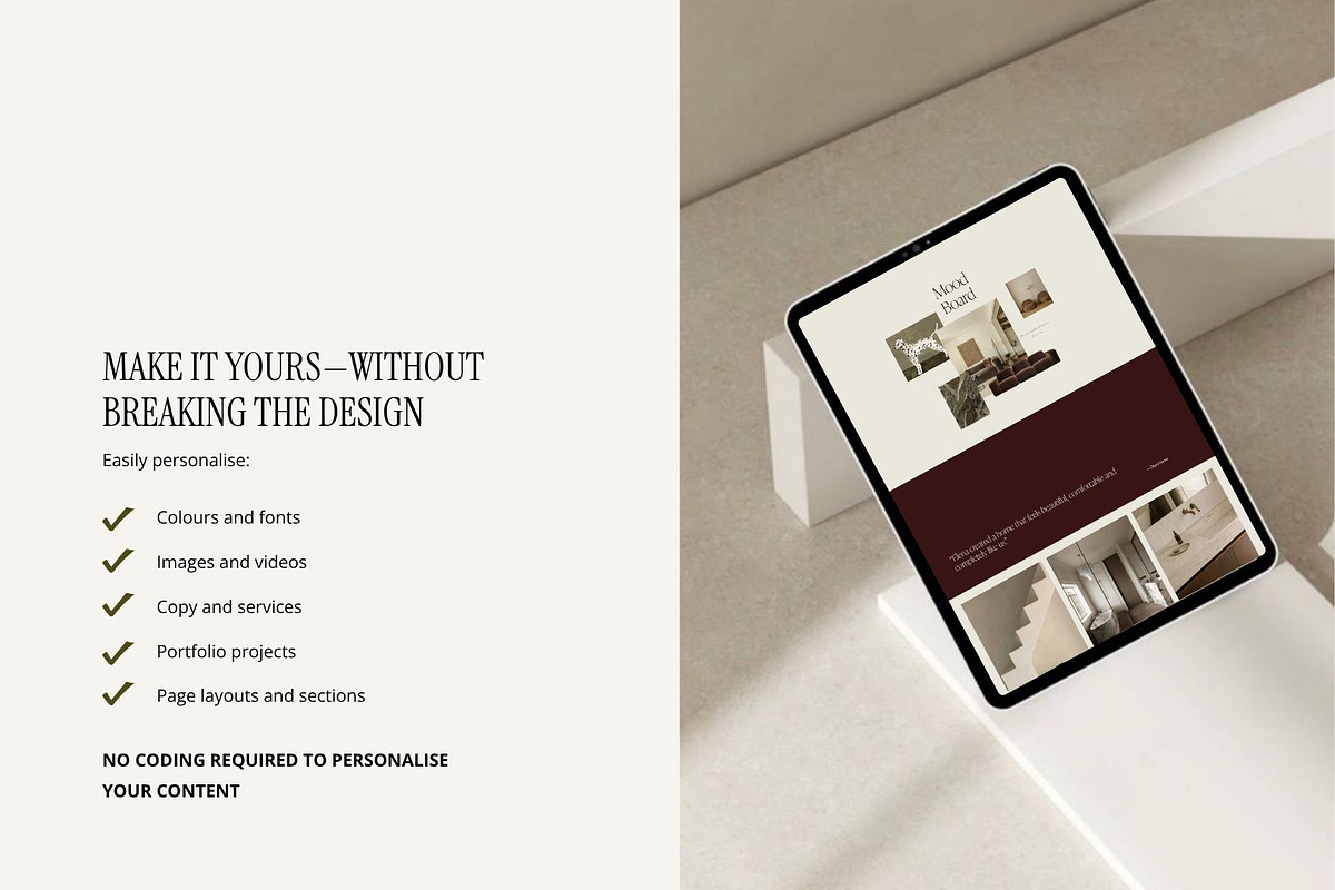 Interior Studio Squarespace Template, a Squarespace Template by Row Creative (Photo 6 of 10)