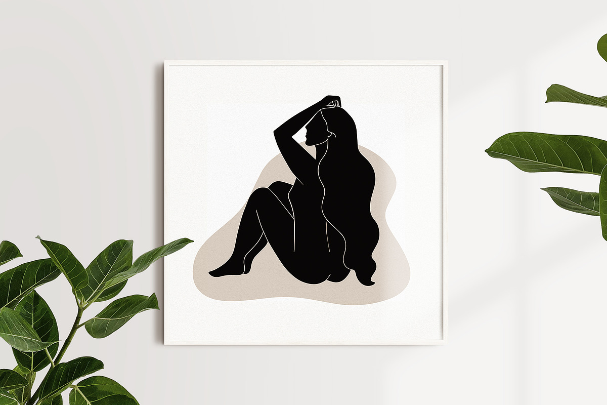 Woman Abstract Silhouette Collection, a Person Illustration by mejorana (Photo 3 of 11)