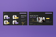 Black Modern Pitch Deck PPT, a Presentation Template by graphicook (Thumbnail 4 of 4)