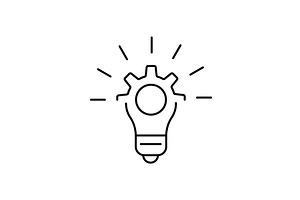 Innovation line icon. Simple element