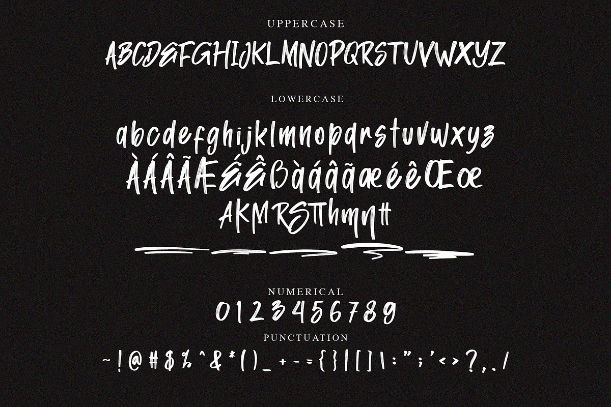 MOOTTAN Handwritten Brush Font, a Handwritten Font by NTC Graphic (Photo 7 of 8)