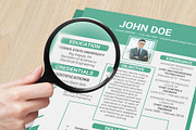 Clean Resume/CV, a Resume Template by designvillage (Thumbnail 8 of 12)