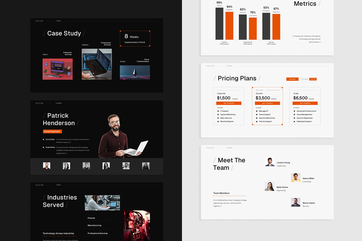 IT Solutions Google Slides, a Presentation Template by New Coral Design (Photo 8 of 10)