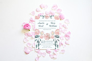 Pink Petal Stationary Mockup, a Print Template by Barn Owl Studio (Thumbnail 2 of 2)