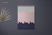 A4 Vertical Spiral Notebook Mockup, a Stationery Template by creatsy5 (Thumbnail 3 of 12)