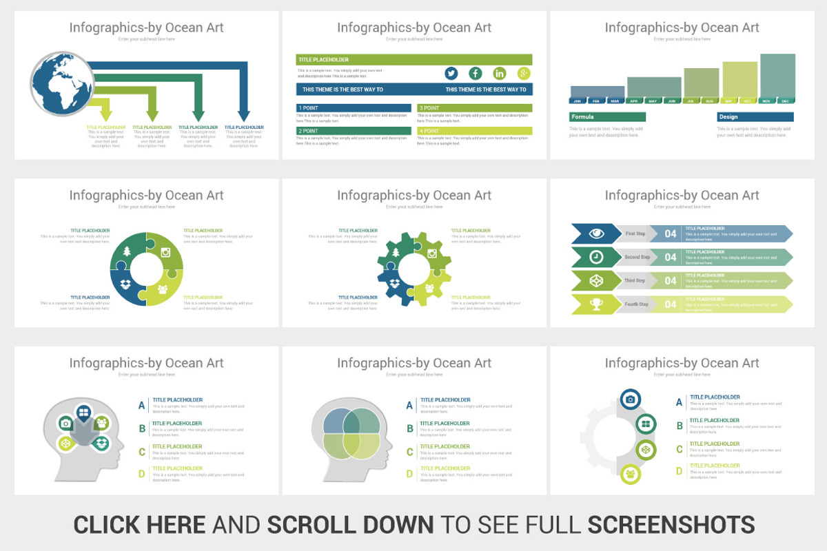60% OFF - Infographics PowerPoint, a Presentation Template by OceanArt (Photo 43 of 55)