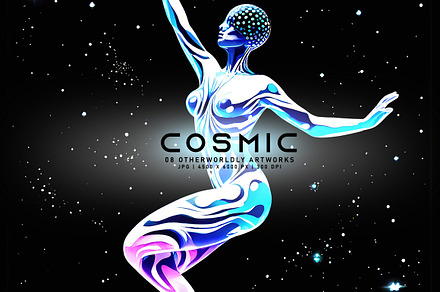 Cosmic, a Decorative Illustration by Digital Art Creations