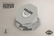 Octagon Pizza Box Packaging Mockup, a Cups & Container Mockup by INCDesign (Thumbnail 4 of 6)