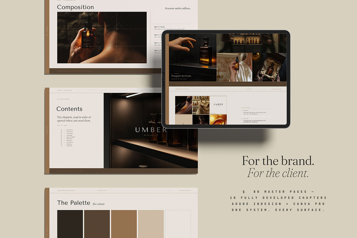 UMBER / Brand Guidelines Template, a Presentation Template by Leleka.Store (Photo 19 of 20)