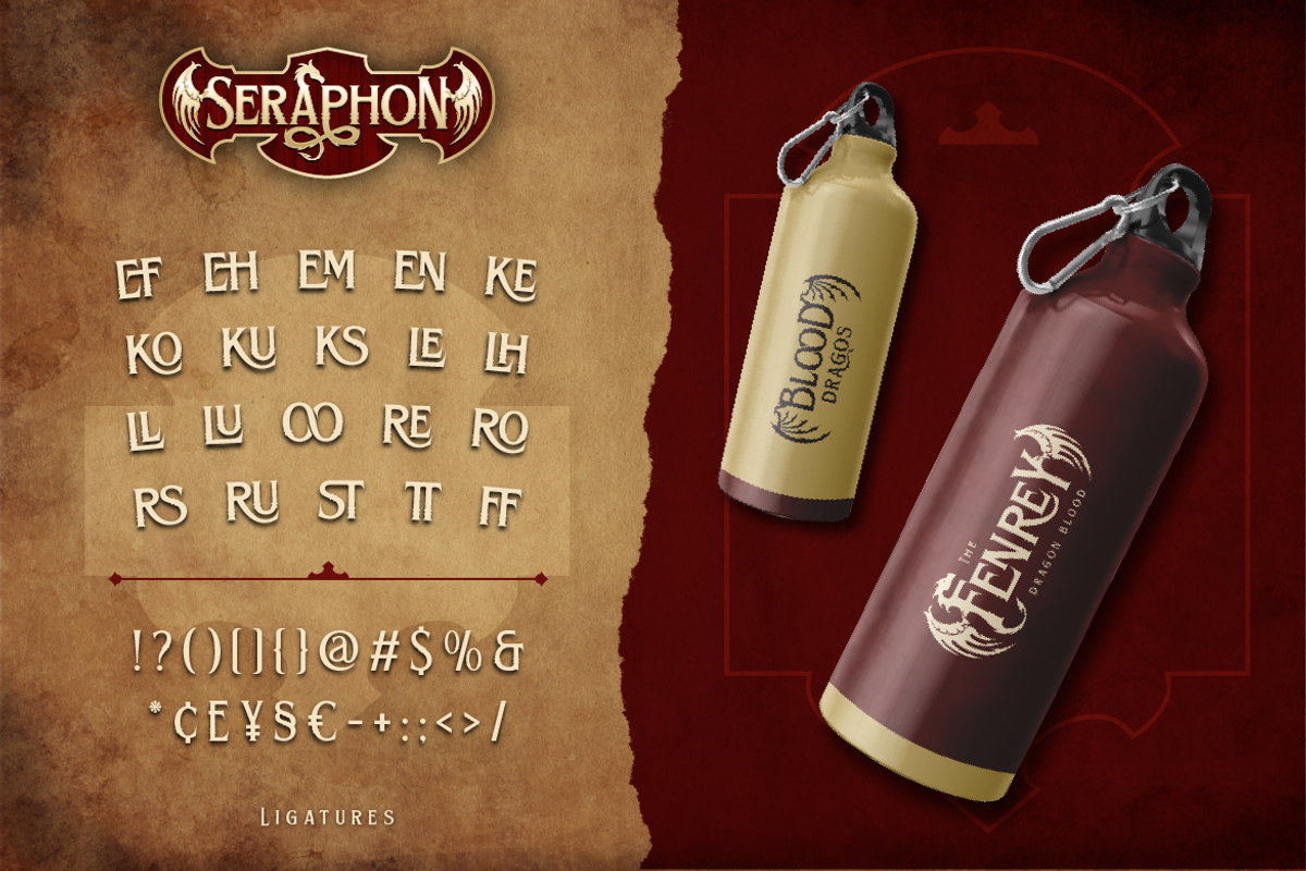 Seraphon, a Serif Font by Burntilldead (Photo 8 of 13)