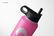 P. Coated 40 oz. Water Bottle Mockup, a Product Mockup by creatsy5 (Thumbnail 6 of 13)