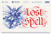 Strata magic Typeface, a Blackletter Font by alit design (Thumbnail 10 of 17)
