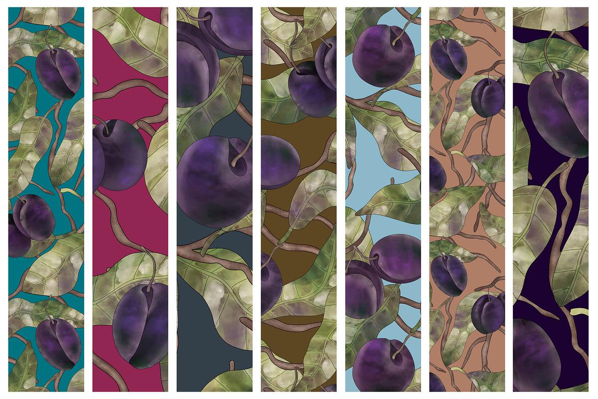 Plum Jam, a Decorative Illustration by Andre_Eva (Photo 7 of 7)