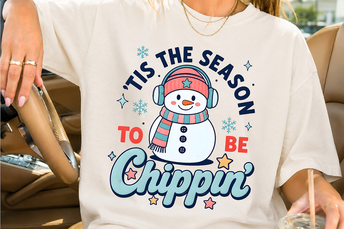 Tis The Season To Be Chippin Winter, a Seasonal Illustration by Creative Art (Photo 2 of 3)