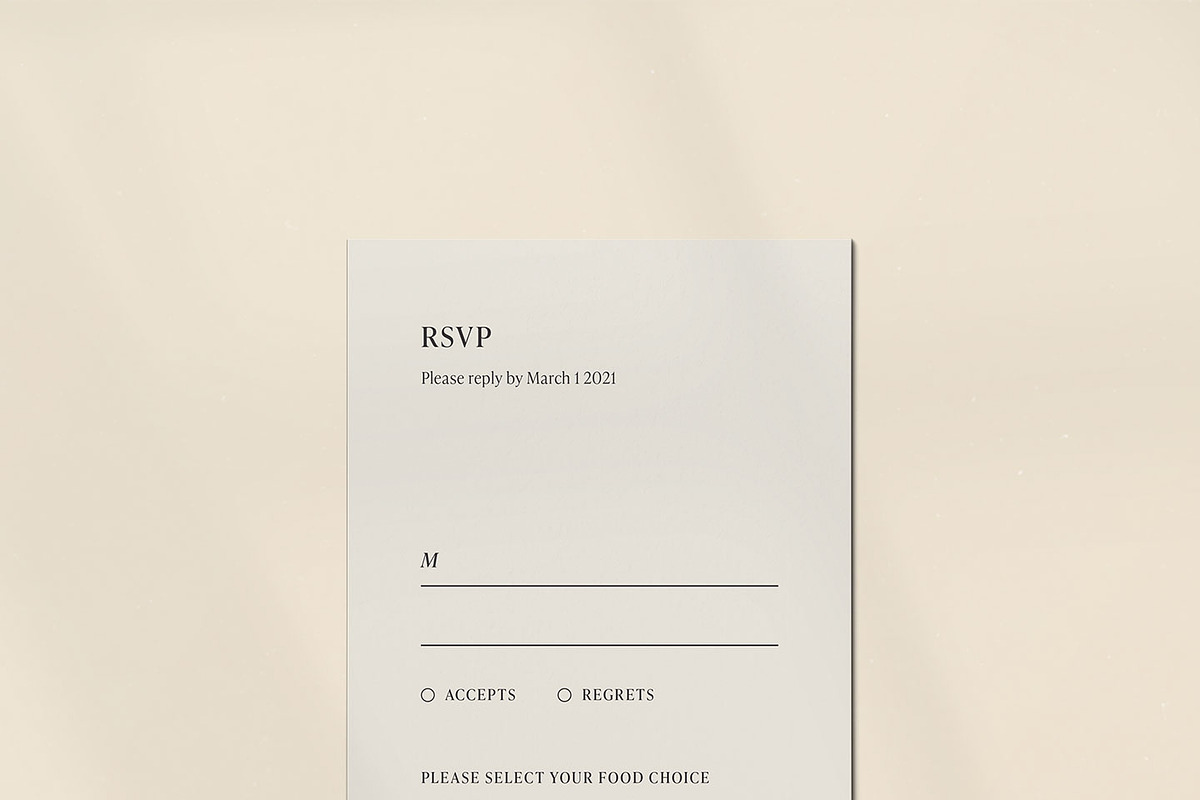 The Minimalists Wedding Suite, an Invitation Template by Heart to Heart Paper Co (Photo 10 of 13)