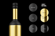 Ceramic Wine Bottle Mockup PRO, a Packaging Mockup by easymock (Thumbnail 9 of 22)