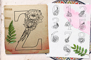 Wonder Bloom Graphic Set & Alphabet, a Decorative Illustration by CallMeStasia (Thumbnail 8 of 10)