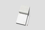 A6 NOTEPAD MOCKUP, a Print Template by NyakBiett (Thumbnail 6 of 11)