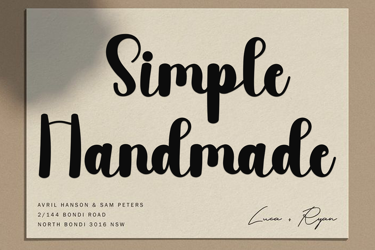 Background Autograph, a Handwritten Font by InermediaSTUDIO (Photo 3 of 8)