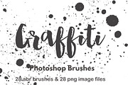 Paint splatter photoshop brush set, a Brush Add-On by FOXYdigitalart (Thumbnail 2 of 6)