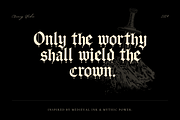 Grimoire Noire – Gothic Blackletter, a Blackletter Font by Creacy Studio (Thumbnail 4 of 8)