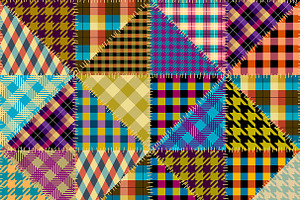 15 Triangles Patchworks EPS