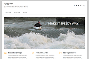 Speedy - Minimalistic Blog Theme, a WordPress Template by eVision Themes (Thumbnail 3 of 3)