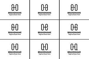 AHO OHA EHO GHO OHE OHG OHO QHO OHQ, a Branding & Logo Template by Pray Art Design Studio