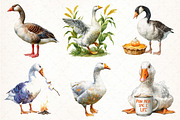 Silly Goose Fall Autumn Bundle, an Illustration by Pixels.Craft (Thumbnail 3 of 7)